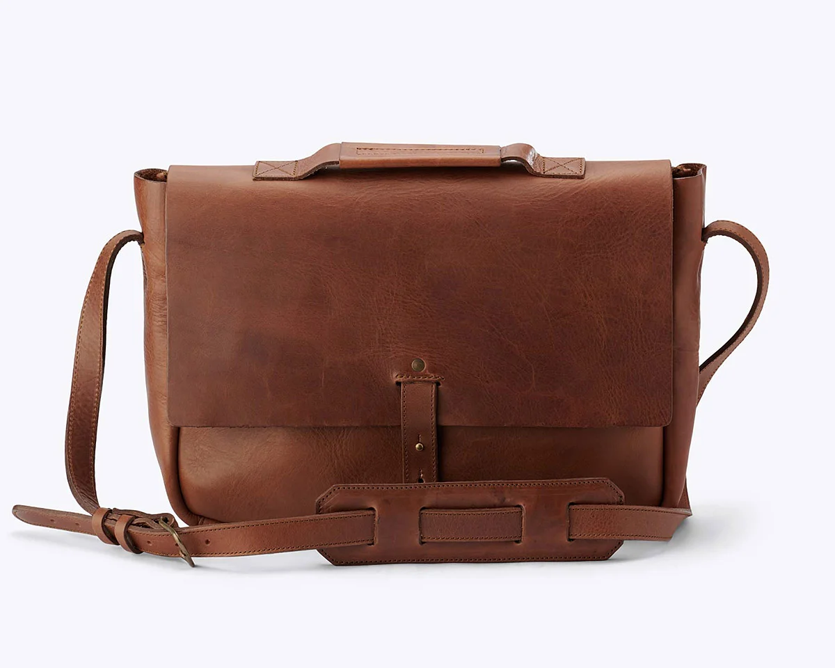 leather messenger bag